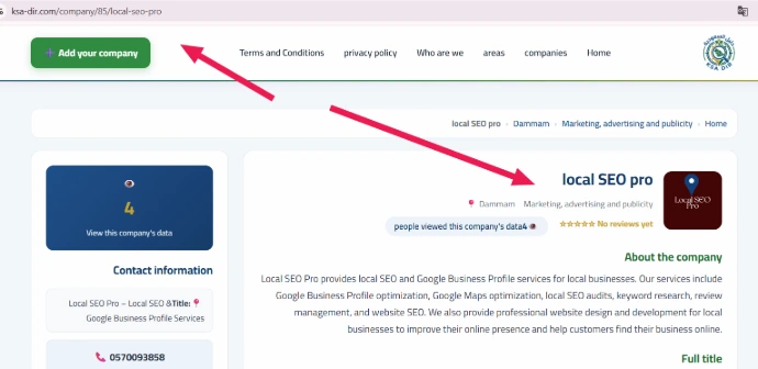 Google Business Profile Optimization
