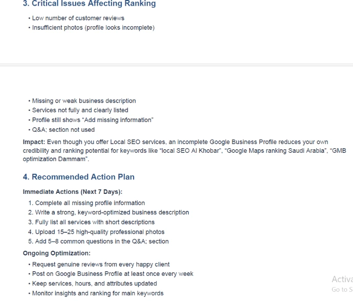 Google Business Profile Optimization